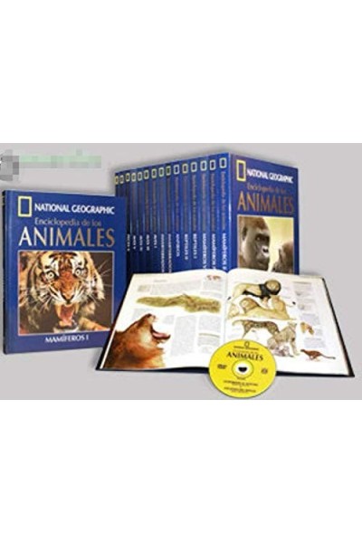 ENCICLOPEDIA DE LOS ANIMALES.  National Geographic: 21 Tomos con DVD (obra completa)
